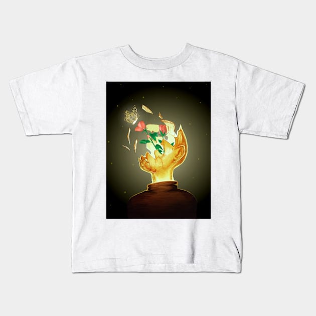 Inner Light Kids T-Shirt by Clifficus